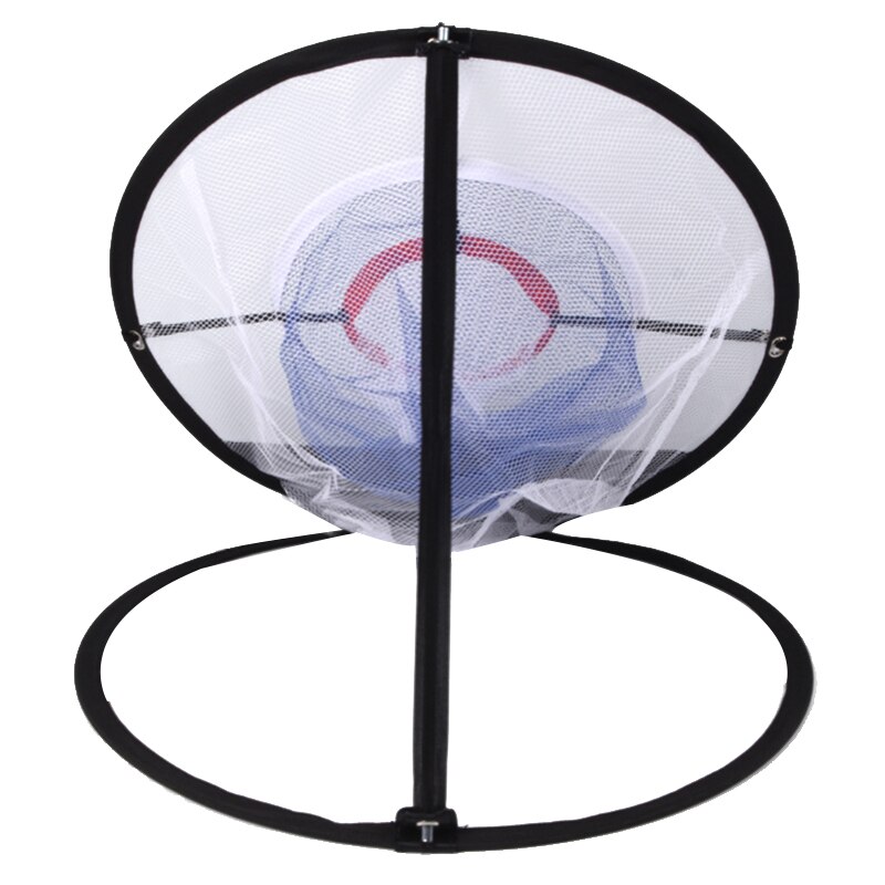 Golf Indoor Outdoor Chipping Pitching Cages Mats Practice Easy Net Golf Training Golf Aids with a Pad and Ball