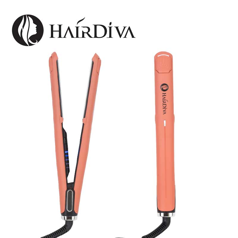 HairDiva 240C 470F planchas de pelo con queratina plancha de pelo 43/5000 Placas calefactoras nanocerámicas de calentamiento instantáneo