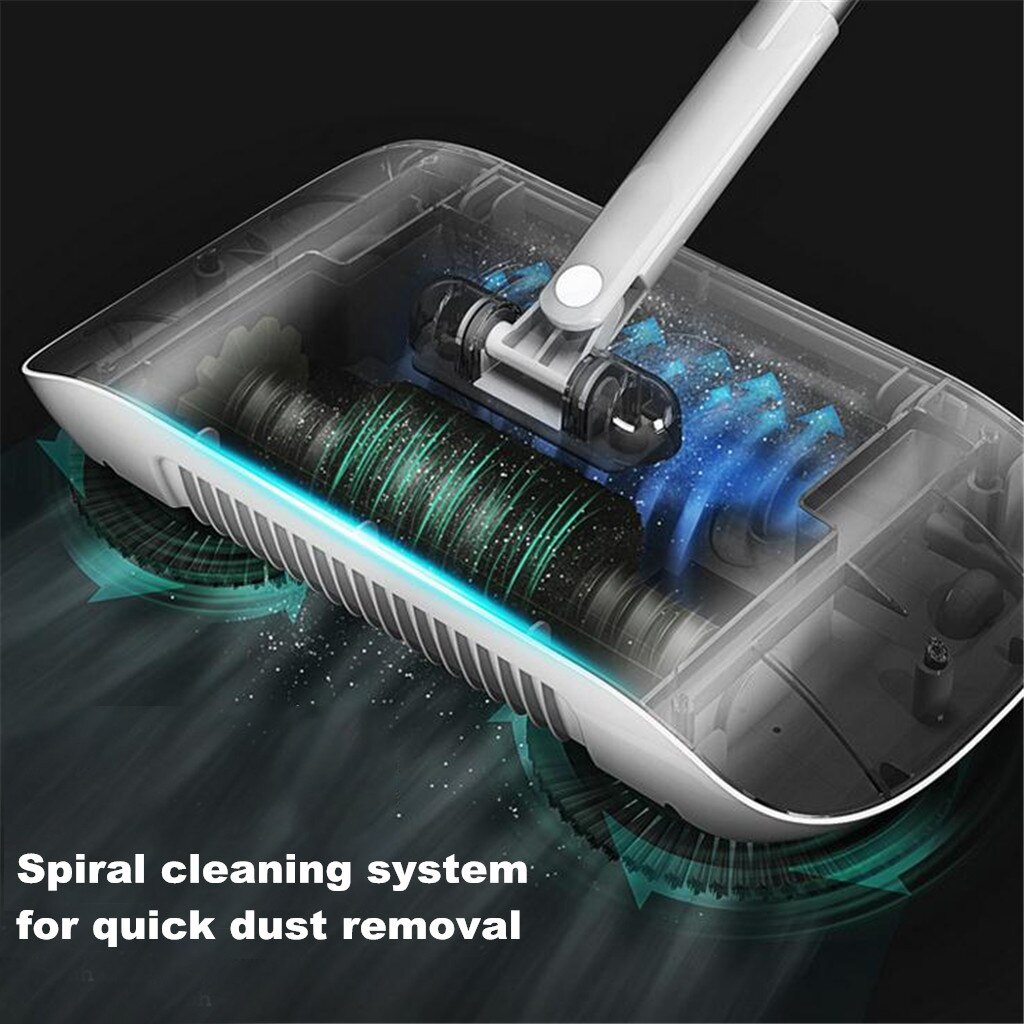 Nouvelle balayeuse à poussée manuelle pour la maison, Machine de balayage et de vadrouille, aspirateur à poussée avec manche de balai magique,
