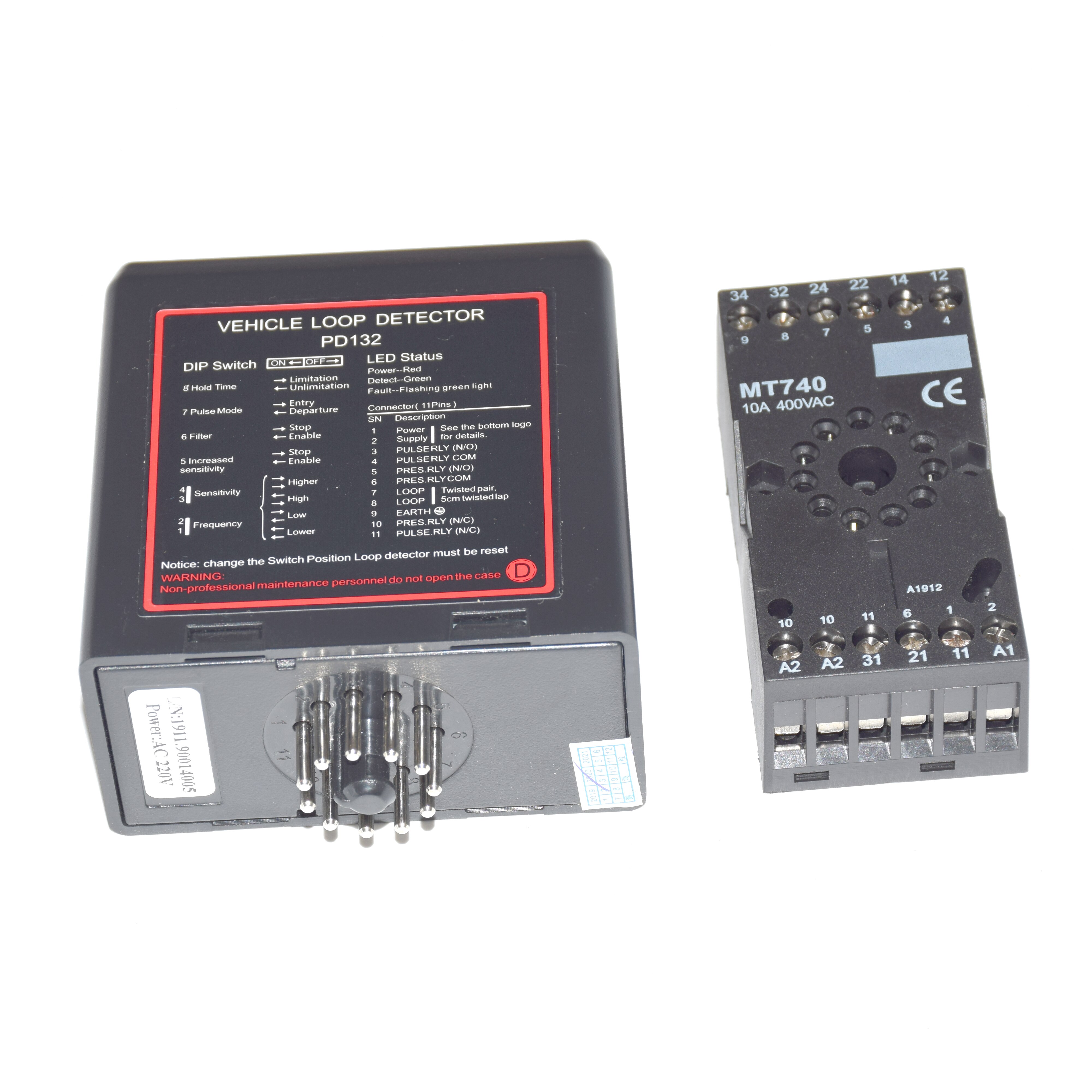 Vehicle detector loop detector to sense vehicle inspection device Traffic Inductive Signal Control PD132