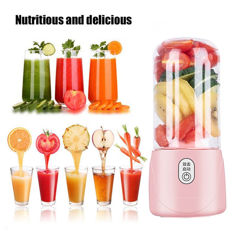 Draagbare Elektrische Juicer Fles Blender Exprimidor Mini Voedsel Mixer