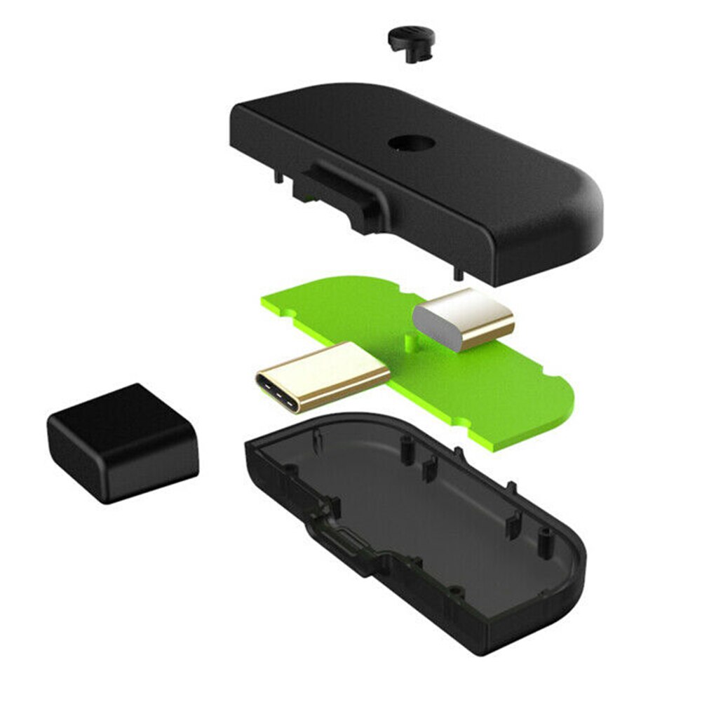 USB C Bluetooth 5.0 Audio Transmitter Adapter Delicate Durable Converter Adapter for Nintendo Switch / Lite PS4 PC