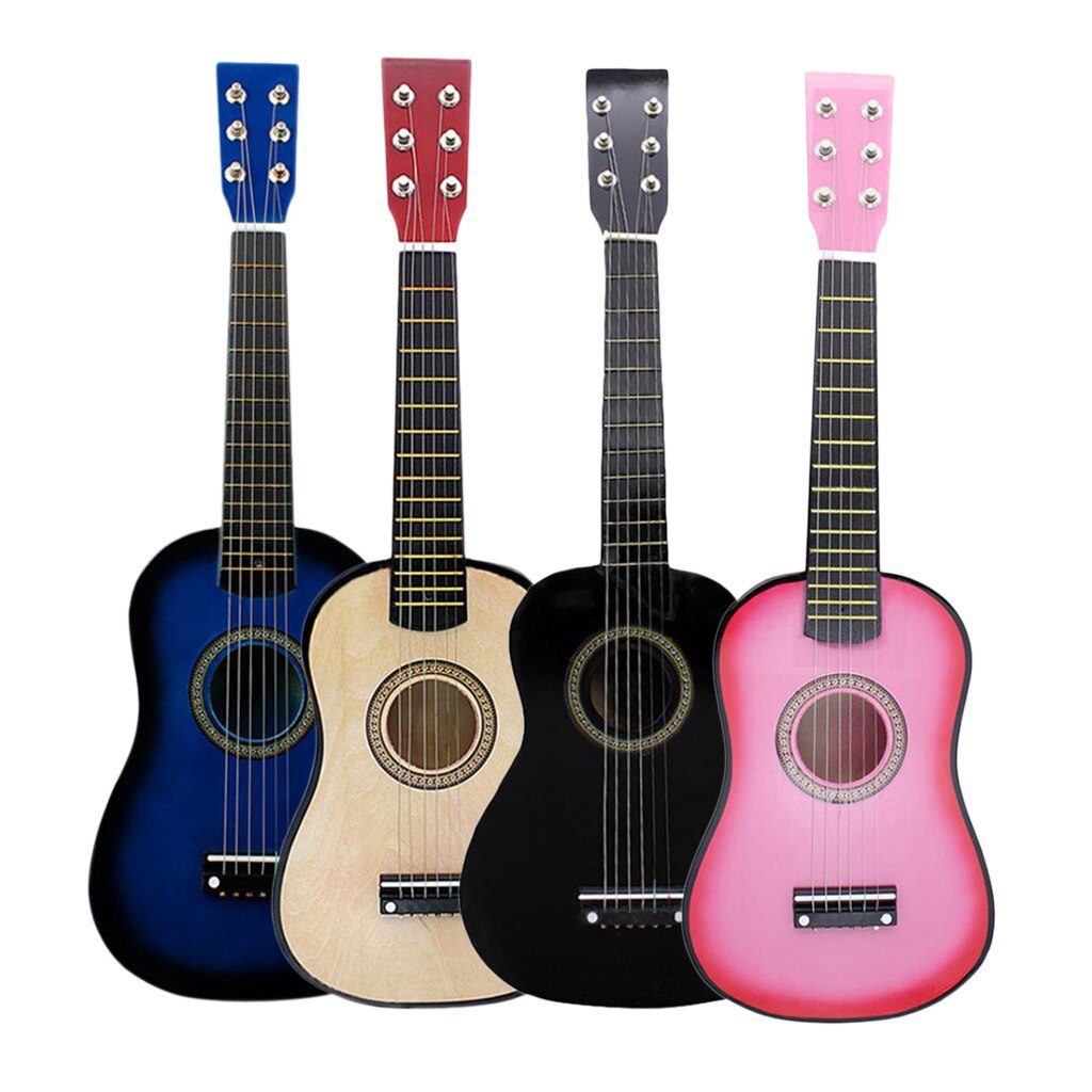Instrumento de práctica para amantes de la música, instrumento musical para adultos, 23 pulgadas, 6 cuerdas