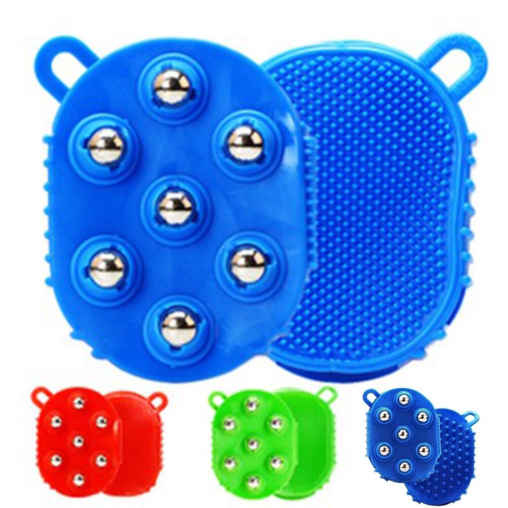 Stainless Steel 360 Degree Rotation 7 Balls Face Neck Leg Arm Body Massager Anti-Cellulite Muscle Pain Relief Relax Massager