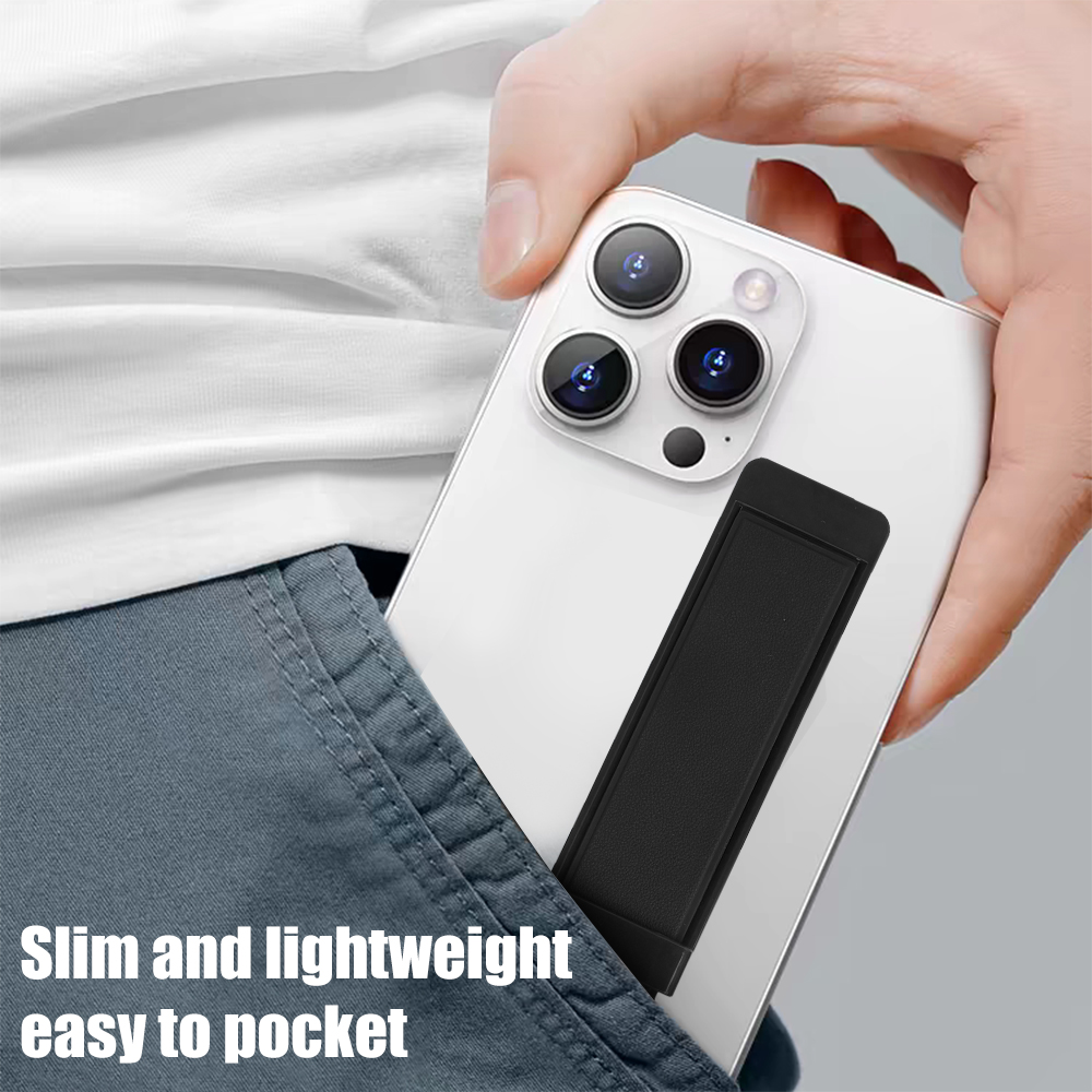 Support de doigt de bracelet universel, boucle Invisible, autocollant arrière de téléphone portable, support de bureau, poignée télescopique Push Pull