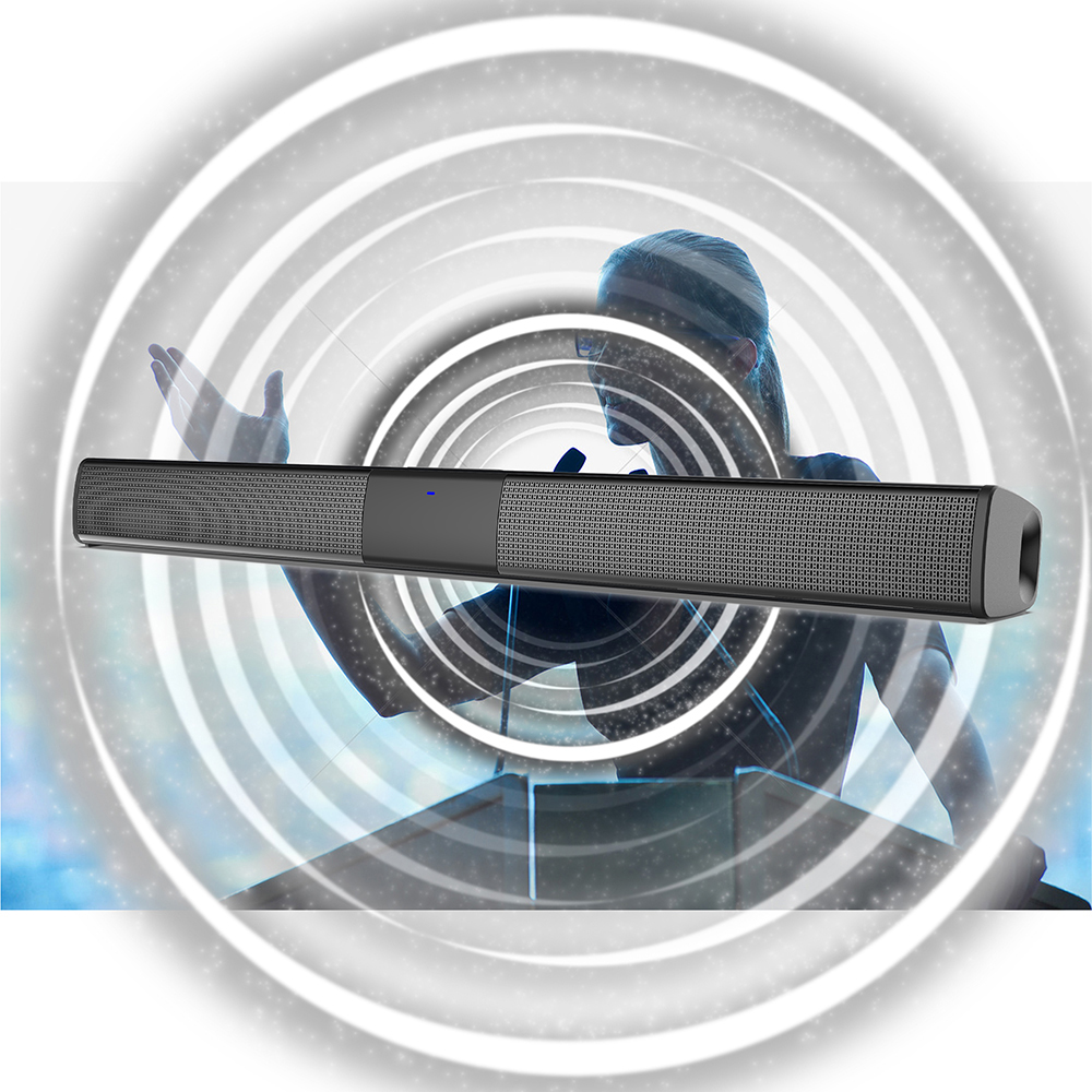 20W Wireless Bluetooth Soundbar Stereo Speakers Home Theater Audio TV Sound Bar Surround Sound Column Dual Subwoofer BS28D