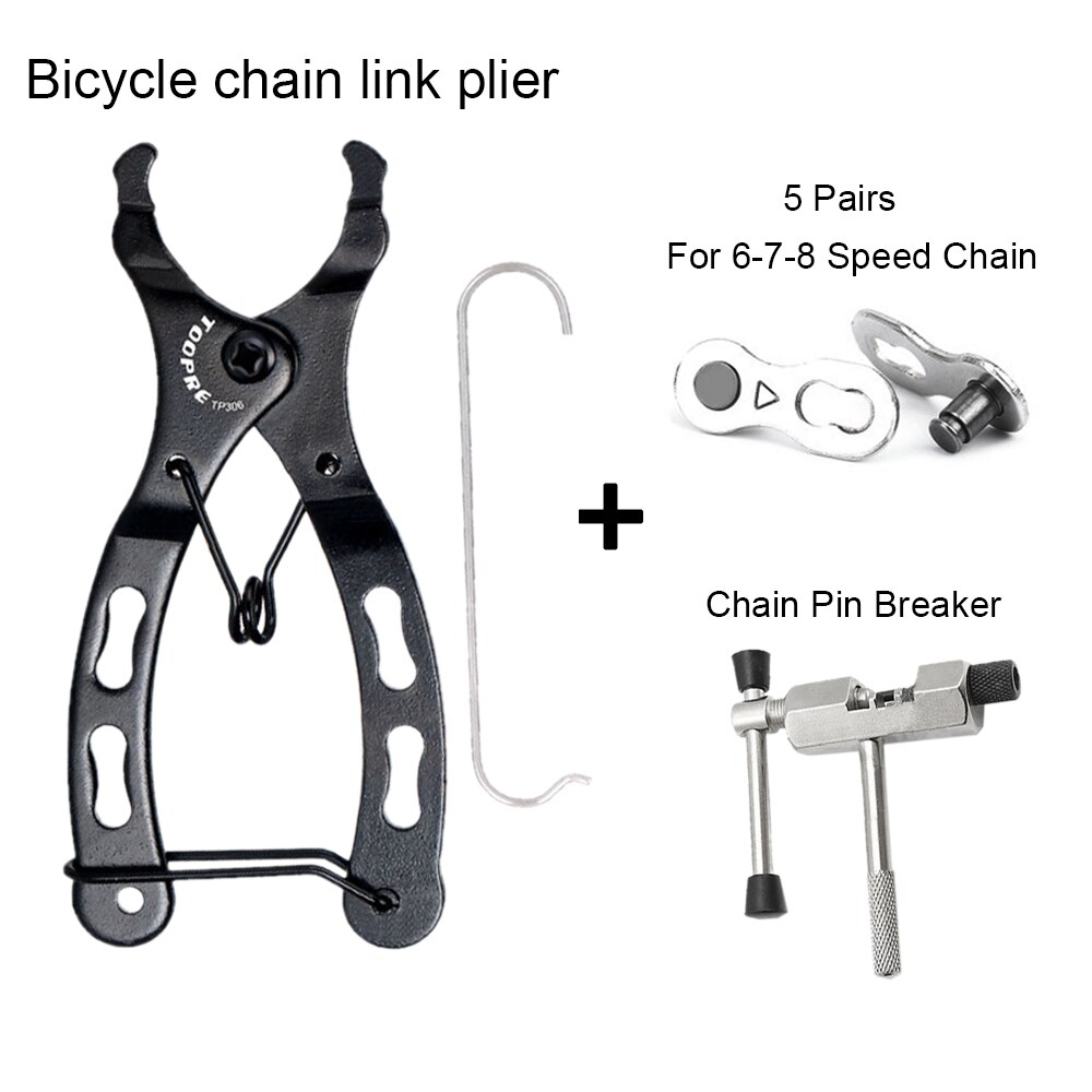 Kit de Herramientas de Reparación de Bicicletas 5 Piezas - Desmontador de Cadena, Extractor de Bielas, Eje, Pedal: Juego de tronchacadenas 2