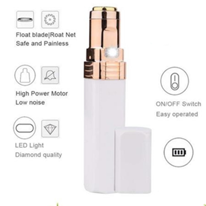 Depilación indolora recargable mediante USB para mujeres, depiladora eléctrica portátil, depiladora femenina para labios, mejillas, afeitadora de vello facial, 30 #