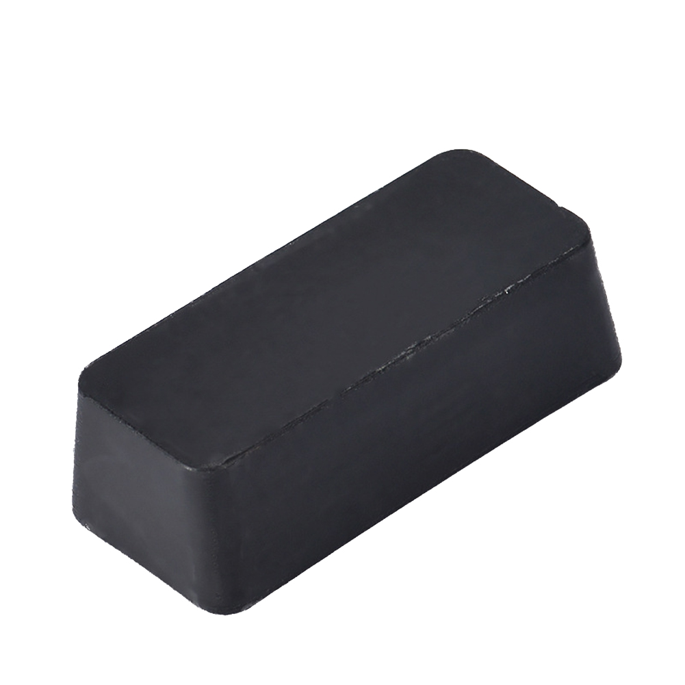 1 stk. poleringsvoks til rustfrit stål, fast poleringspasta, dekontaminering, reparation af ridser og fjernelse af slibende blokke: Sølv