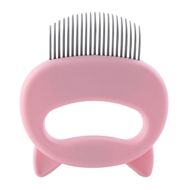 Peine de cuidado de manos para mascotas, peine de protección para mascotas, perro, mascota, cepillo suave de ABS, peine para el cuidado del cabello: P