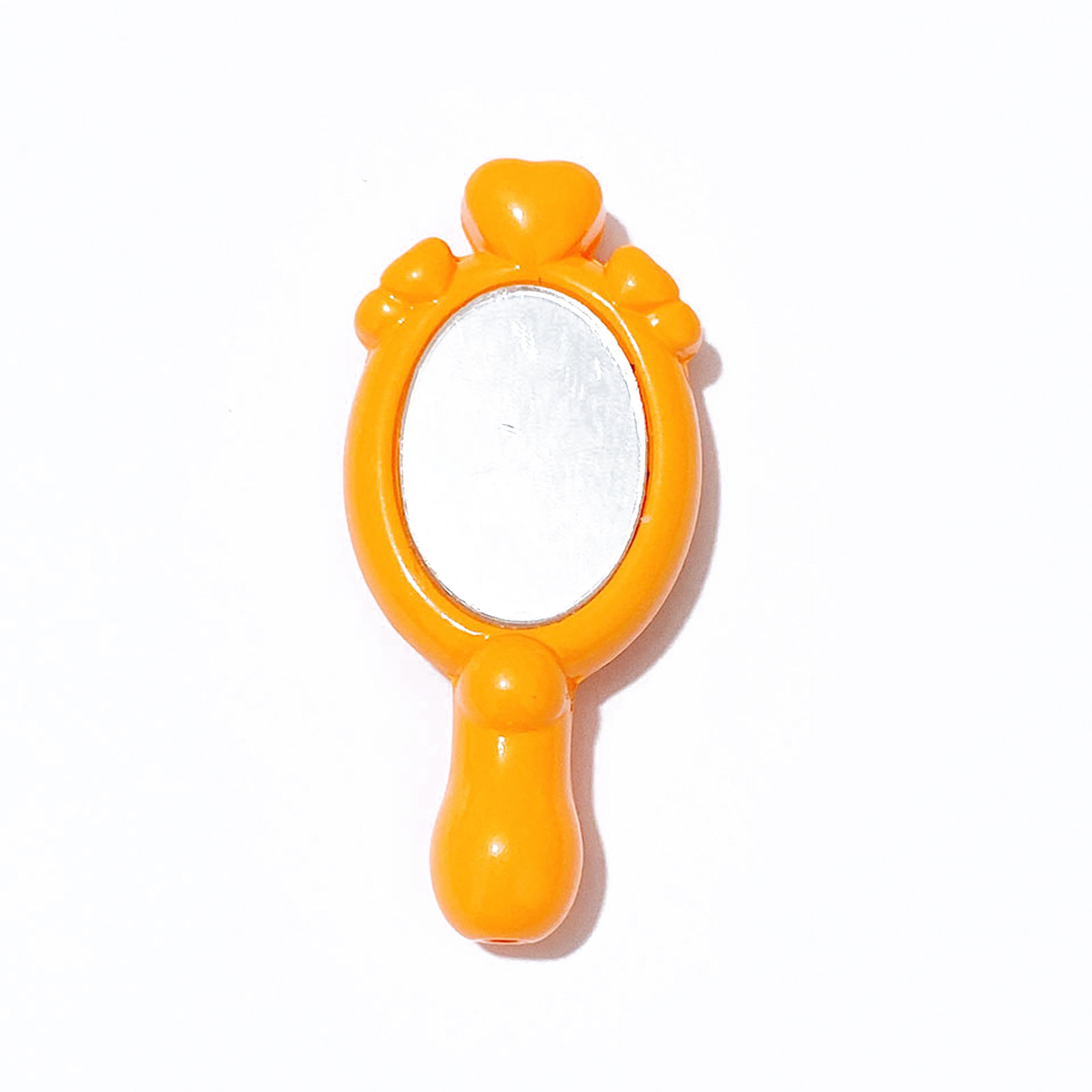 Espejo de belleza mágico de mano, cuentas Kawaii para fabricación de joyería, manualidades, decoración, collar, cadena de teléfono, accesorios de bolígrafo con cuentas: Verde fluorescente