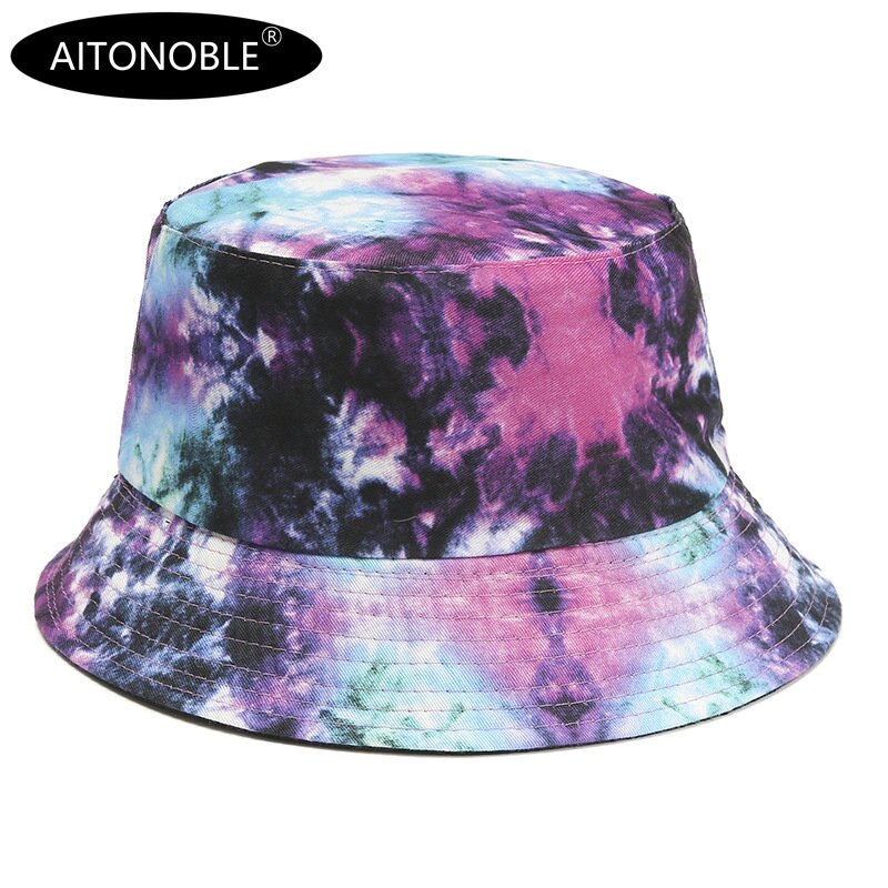 Aitonoble-Sombrero de cubo para niña, sombrero de sol de playa para deportes al aire libre, gorros de playa de viaje, gorras de pescador, gorro de Hip Hop, novedad de: print 6