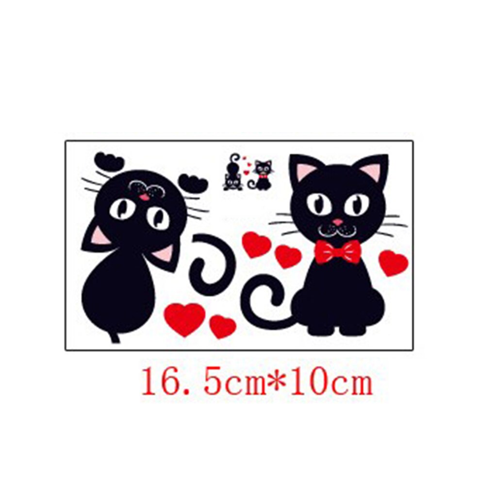 1PC Wall Sticker Animal Heart Cartoon Robot Switch Wall Sticker Cartoon PVC Decals Vinyl Home Room Window Door Wallpaper Decor