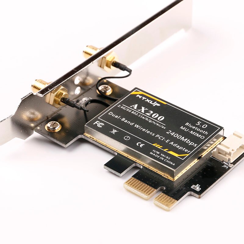thumbnail image 2 of DERAPID AC1200 PCI-E WiFi + Bluetooth 4.0 Network Card For Desktop PC 2 of 3