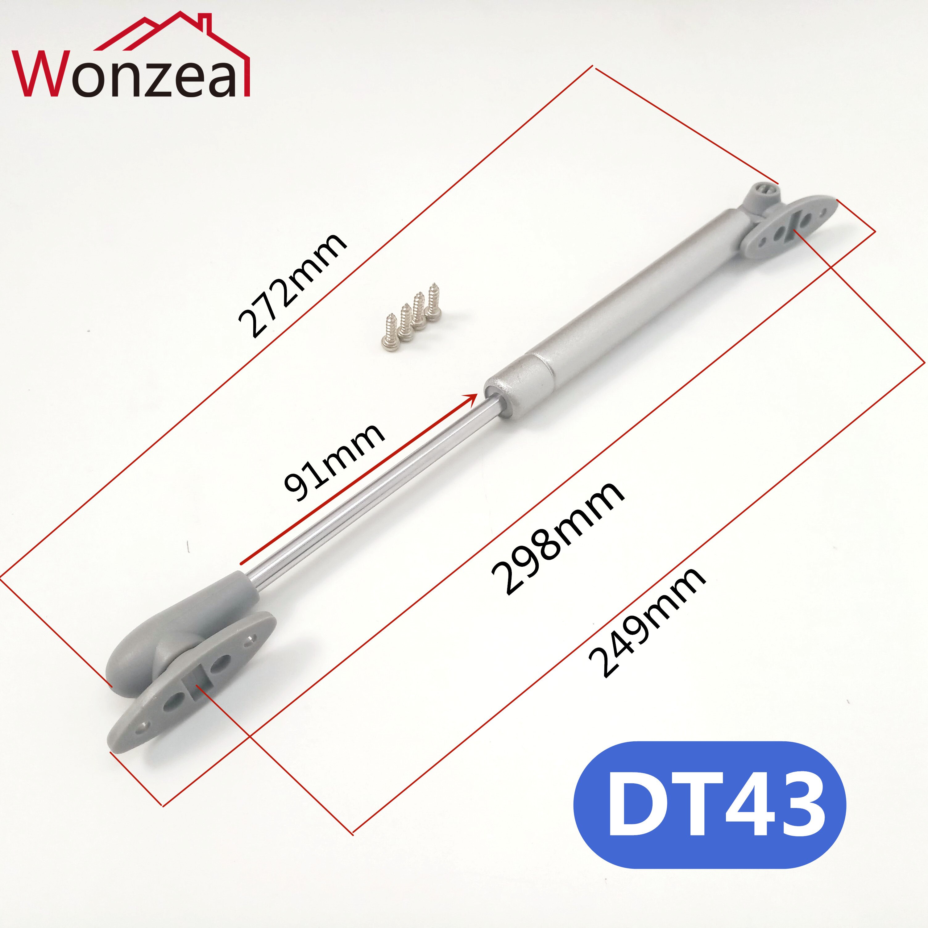 272mm Hydraulic Lift Up Pneumatic door support Furniture Gas Spring Kitchen Cabinet Hardware Hinge