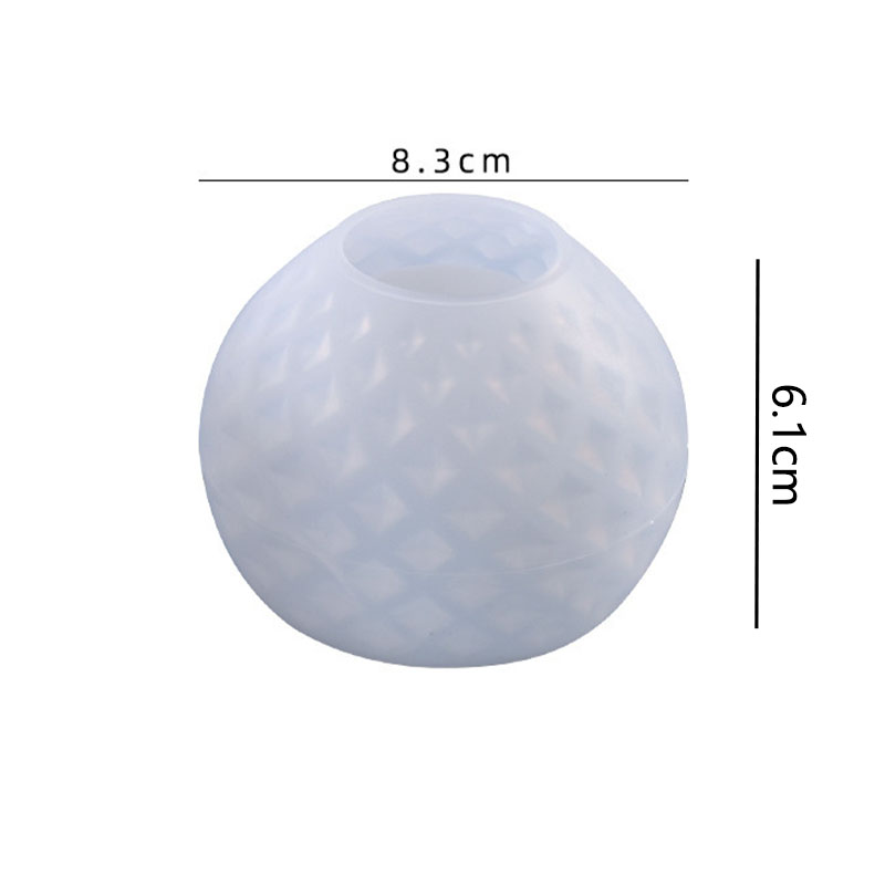 Silicone Molds For Concrete Flower Pot,Cement Molds Succulent Plants Pot Mold Concrete Planters Moulds Diy Aromatherapy Plaster: D5