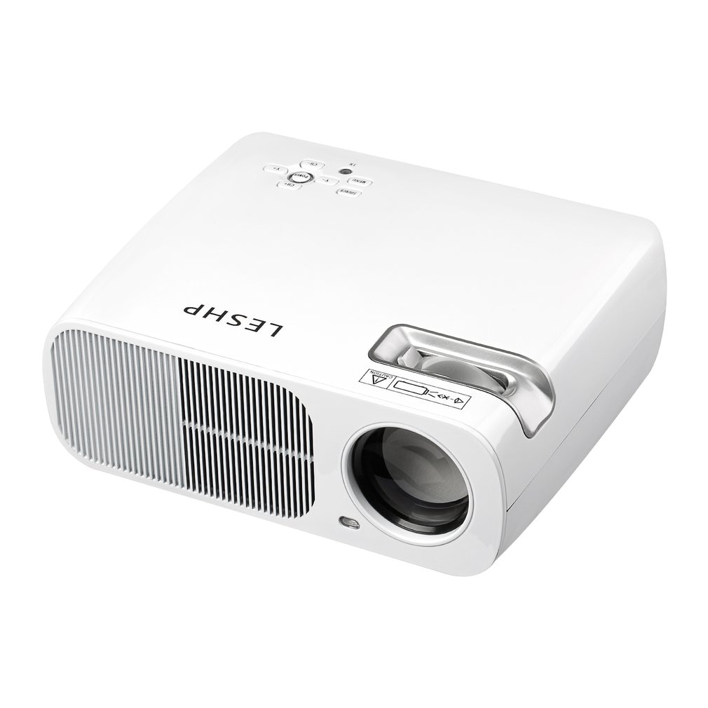 LESHP Video Projector 2600 LM Home Cinema Theater Support 1080P HD 3D with 5.0 Inch LCD TFT Display + Free HDMI BL20