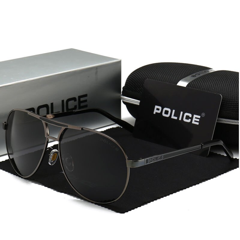Luksus mærke politi kørsel solbriller mænd polariseret kamæleon misfarvning solbriller til mænd  uv400 8481: 3