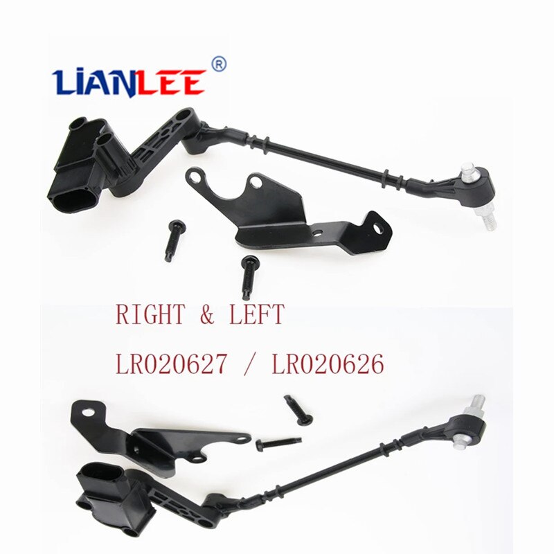 2 PCS FOR RANGE ROVER L322 FRONT RIGHT &amp; LEFT AIR SUSPENSION HEIGHT LEVEL SENSOR OE# LR020627 / LR020626: 1 pair