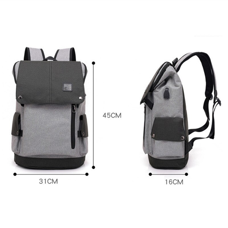 Fengdong – sac à dos de lycée étanche pour garçons, grand sac à dos usb anti-vol, sac de voyage pour hommes, cartable pour garçons