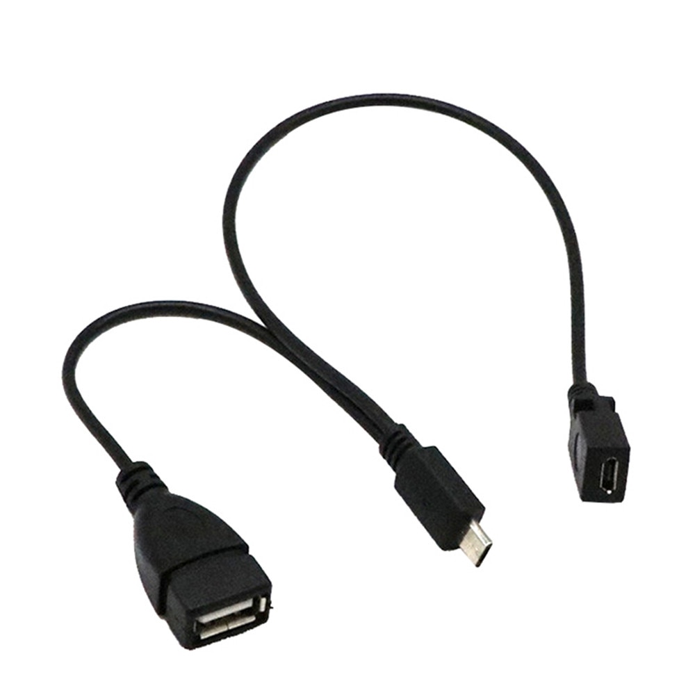 Ouhaobin 3 In1 Micro USB HUB Man-vrouw Min USB 2.0 Opladen Host OTG Adapter Kabel ondersteuning OTG Functie