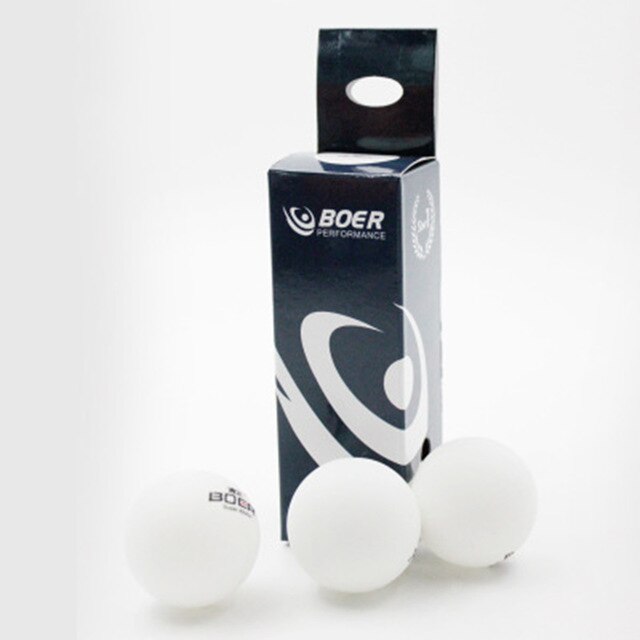 Students Table Tennis Balls Practice Game Replacement Competition game: White 3pcs