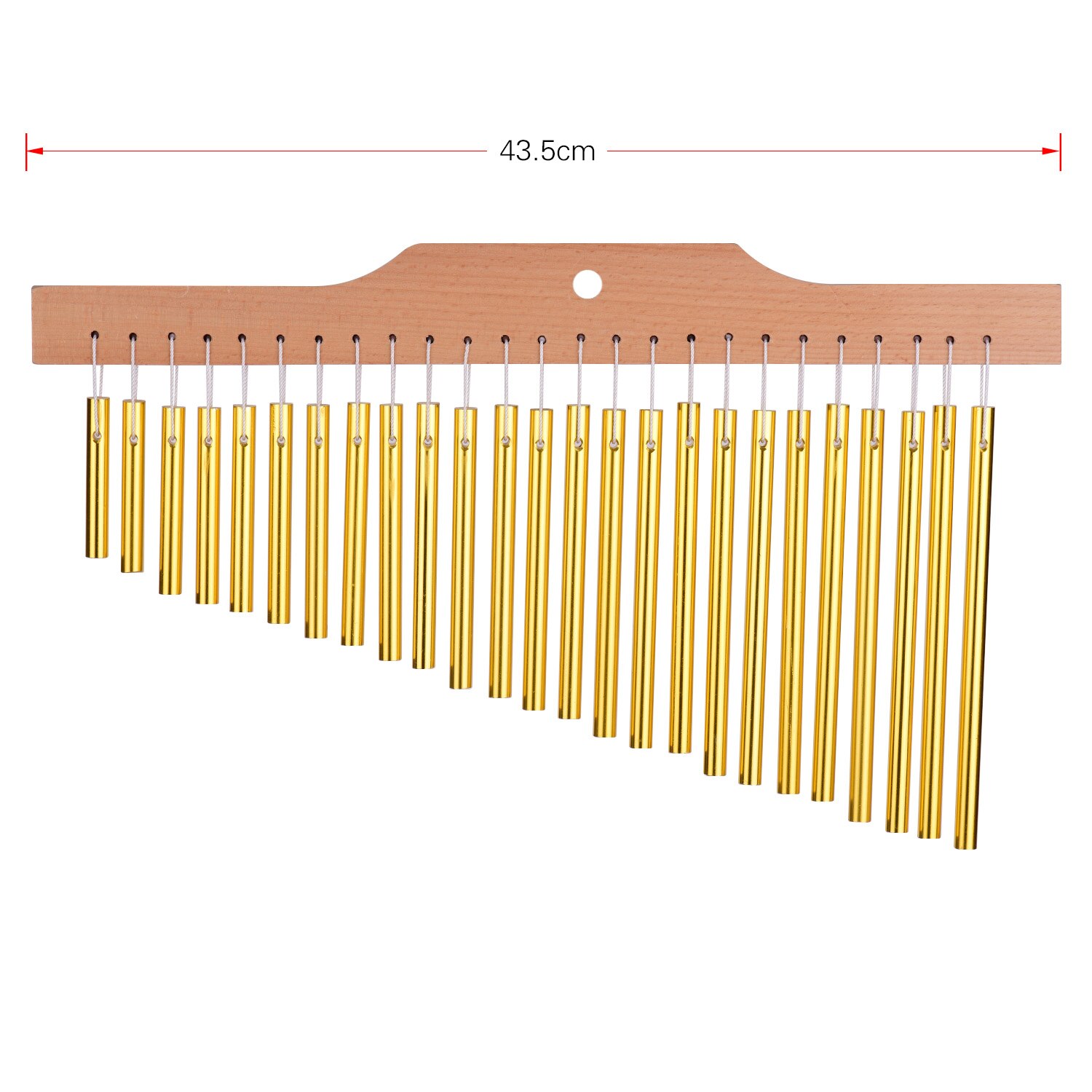 25 Bar Chimes Gold Aluminium Legierung Holz Bar Chime musical instrument