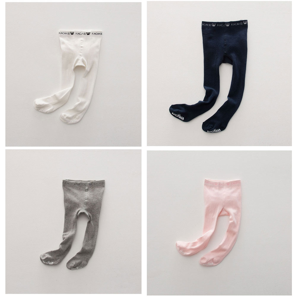 Collants en coton solide et chaleureux | Jolis pantalons collants pour bébés filles et garçons