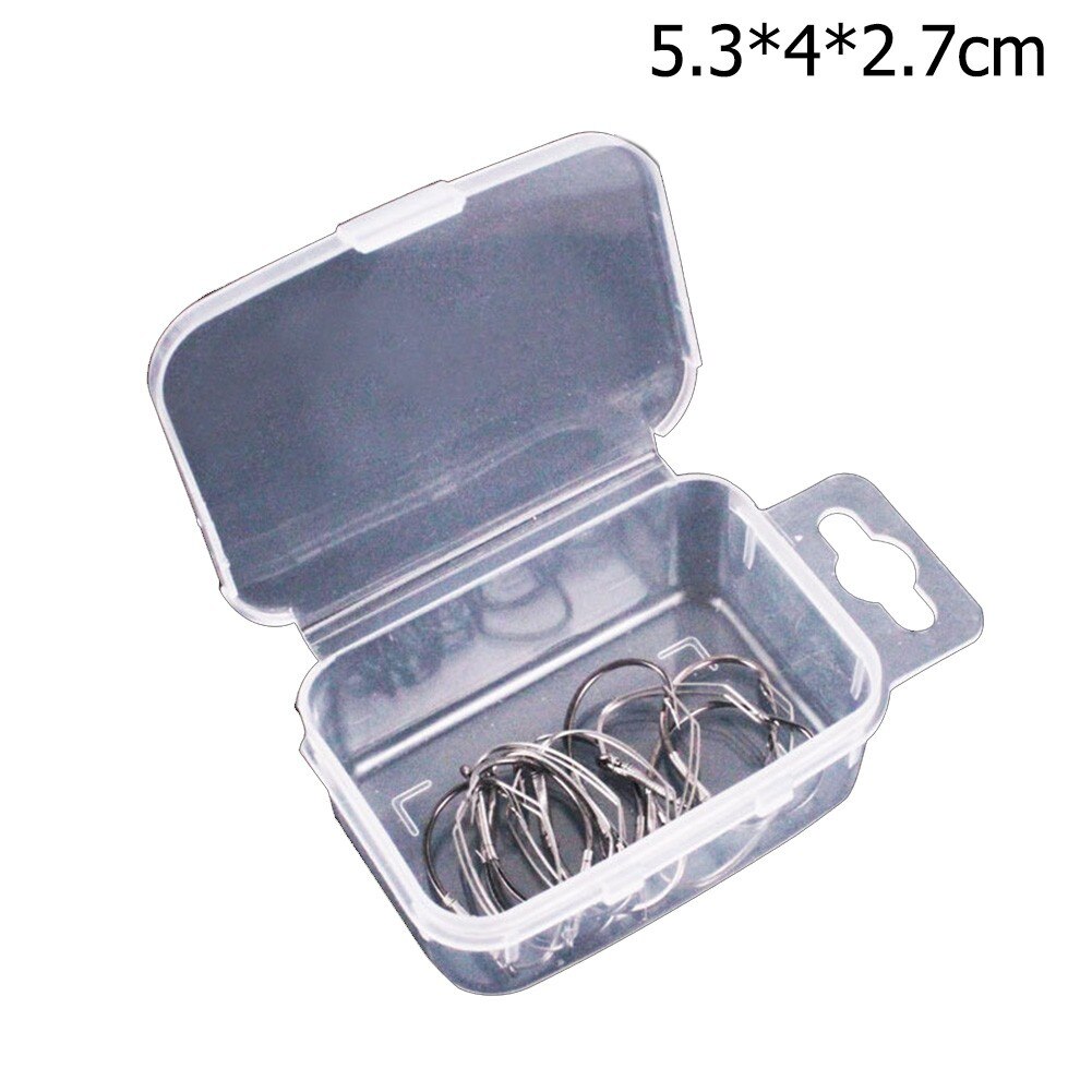 10pcs/Box High Carbon Steel Wacky Rig Hooks Weedless Barbed Fishig Wide Gap Hook Reusable Worms Bass Fishhook Fishing Tackle