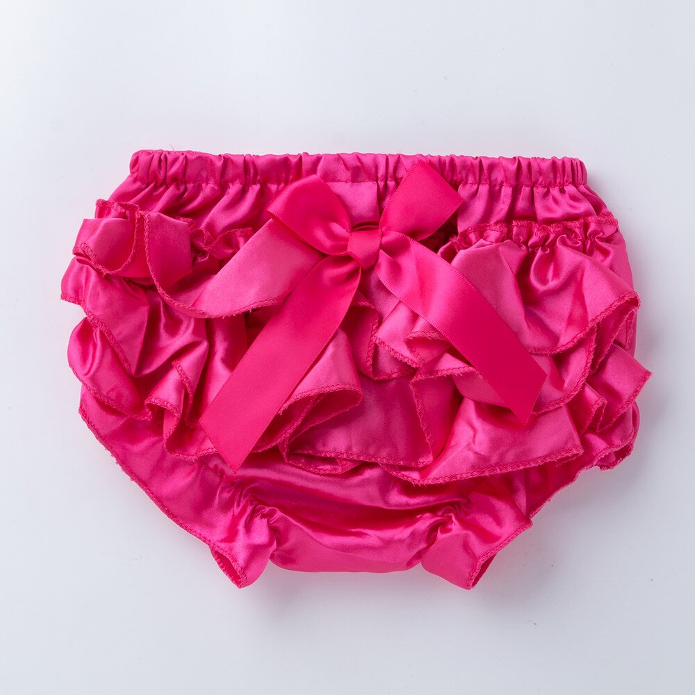 Arloneet baby bowknot volang bloomers shorts söt baby blöjöverdrag nyfödd shorts sommar volang byxor pp blöjshorts  j0620: Varm / 6m