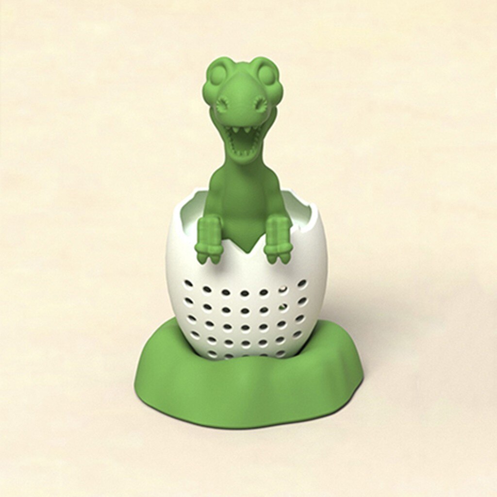 Dinosaur Popular Tea Filter Tea Bag Holder Tea Infuser Loose Leaf Strainer Herbal Silicone Filter Diffuser Tea Accessories