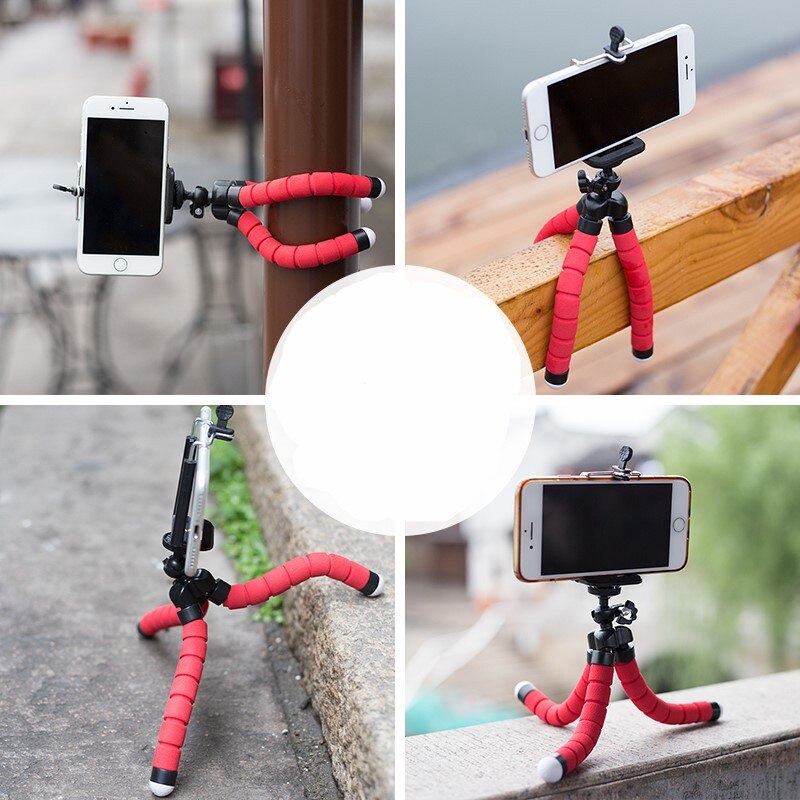 Trépied flexible poulpe support Selfie support extensible monopode style support pour téléphone portable caméra