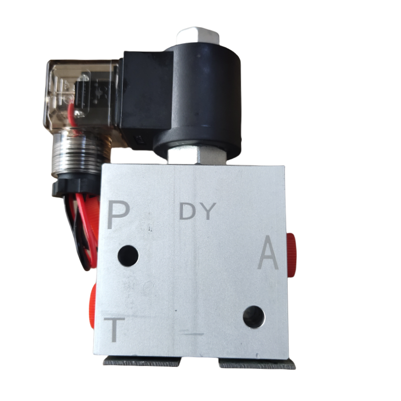 Excavator quick change connector hydraulic solenoid valve 12V/24V modified electronic control reversing valve accessories: Lavender