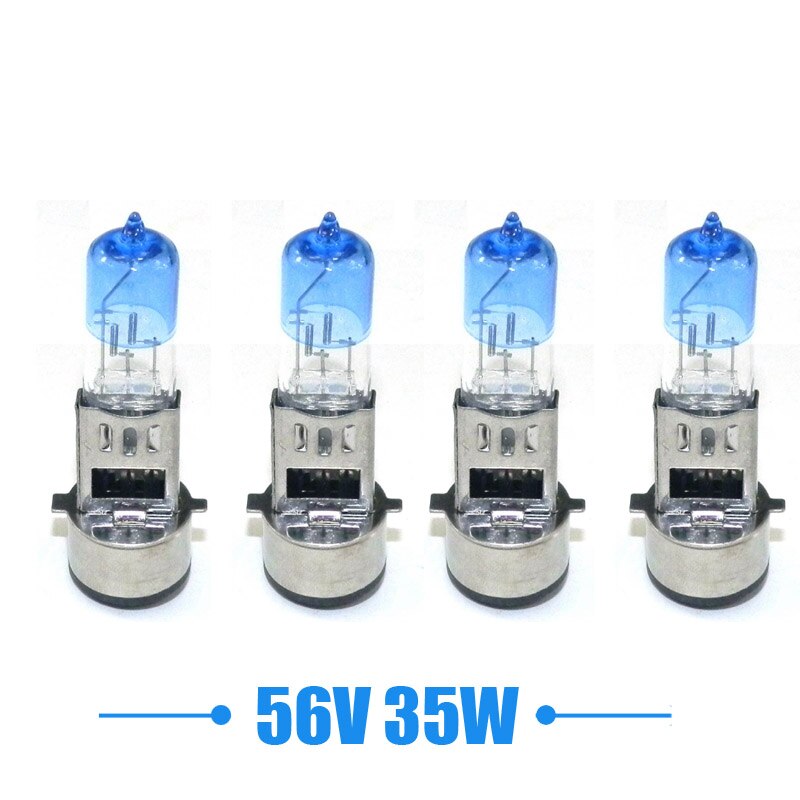 4 Stck Rolle scheinwerfer 56v 35w Xenon licht Halogen lampe lampen BA20D Für Elektrische E-Fahrrad E -Rolle Moped