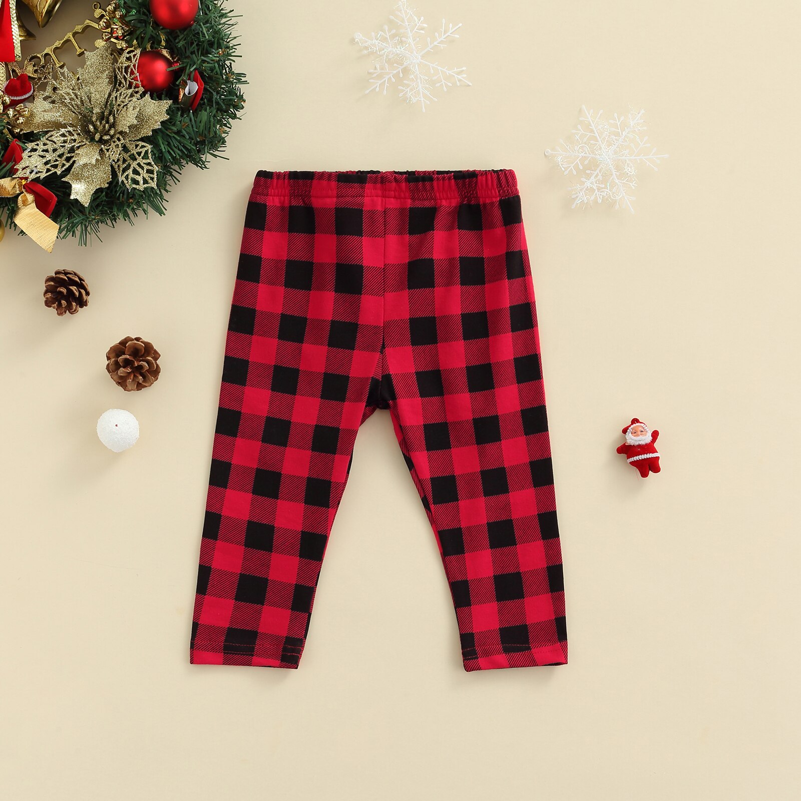 Baby Hosen Plaid drucken Gerade Breite Bein Rüschen verlieren Herbst Winter Hosen für Art Jungen Mädchen Baby freundlicher Herbst Winter hosen