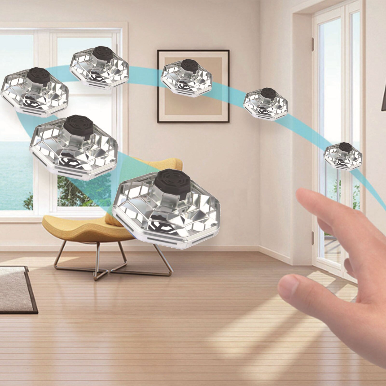 Manual Drone Toy Rechargeable Flying Gyro Aircraft Prop Manual Drone Toy Rechargeable Flying Gyro Aircraft Prop