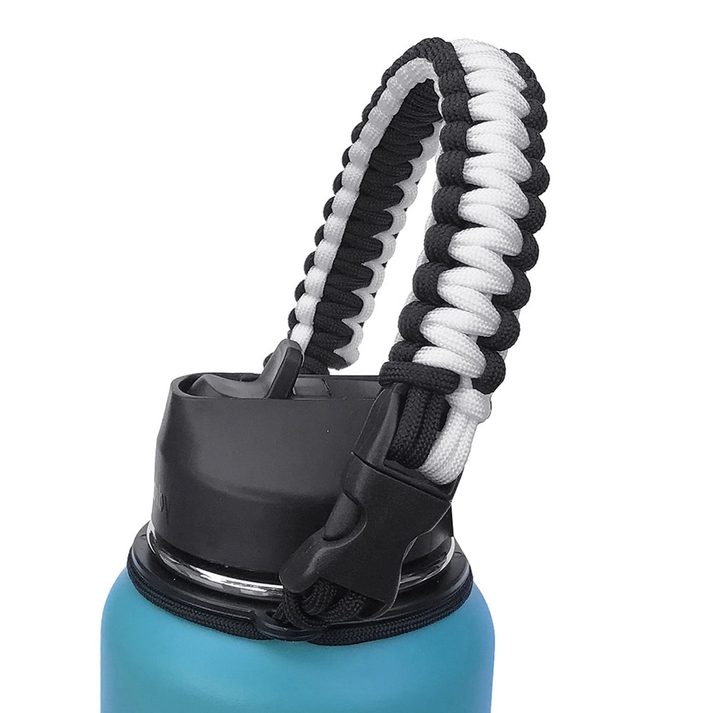 Waterfles veiligheidsring riem touw handvat drager voor hydrofles brede mond chic