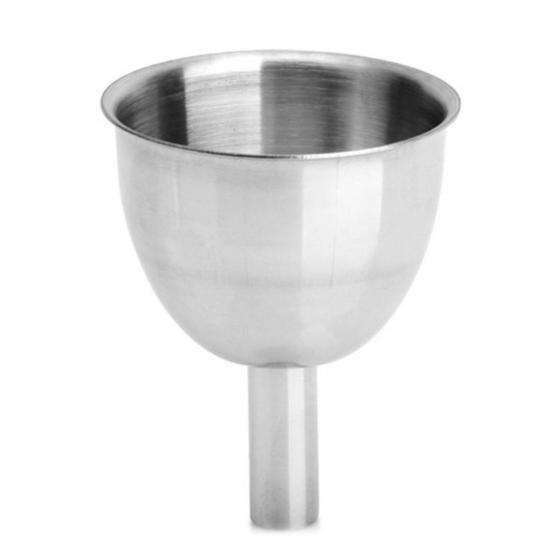 Mini Stainless Steel Bar Wine Flask Funnel Small Mouth Funnels for Filling Hip Flask Beer Liquid Bar Tools