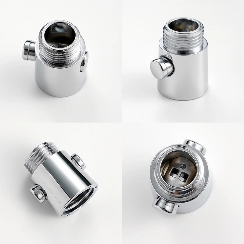 ABS Douchekop Arm Omschakelklep Bidet Sproeier Waterafscheider Adapter Flow Regulator Stopschakelaar Badkamer Kraan Accessoires