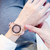 Women Watches Set Starry Sky Ladies Bracelet Watch Casual Leather Sports Quartz Wristwatch Clock Relogio Feminino: Pink Not Box