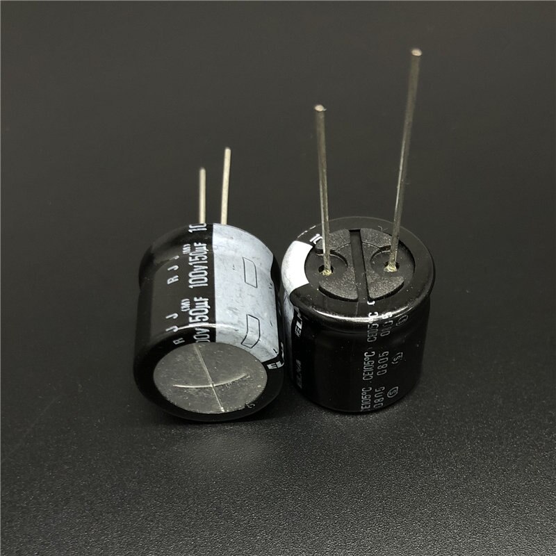2 pièces/10 pièces 150uF 100V ELNA RJJ série 18x20mm 100V150uF condensateur Audio haute fiabilité à faible impédance