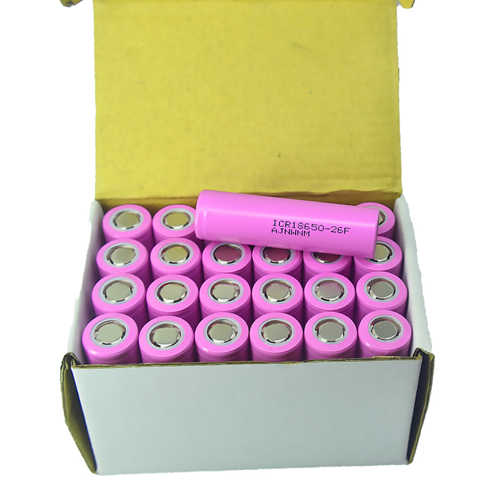 Original 18650 3.7V 2600mAh Li-Ion Batteries Rechargeable Battery ICR18650-26F Safe batteries for Industrial use