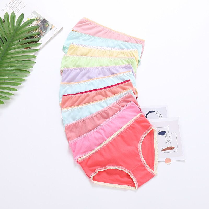 6 Stks/partij Meisje Slips Kinderen Ondergoed Kinderen Slipje Onderbroek Pak 2-12 Jaar