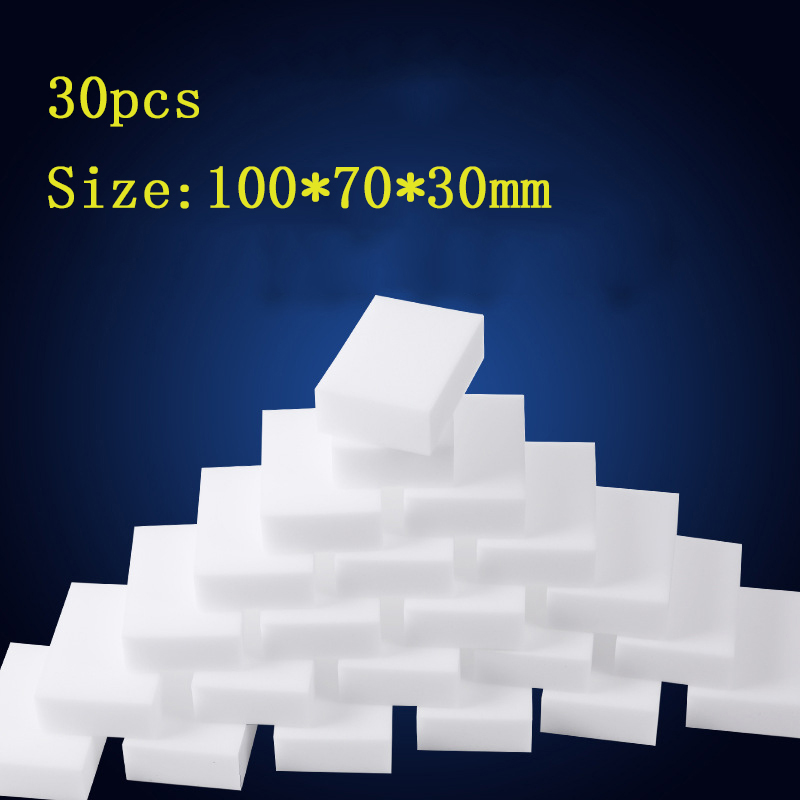 100 x 70 x 30 mm Melamin-Schwamm, magischer Schwamm, Radiergummi, weißer Reinigungsschwamm, Nano-Reiniger für Küche, Büro, Badezimmer: Schwarz