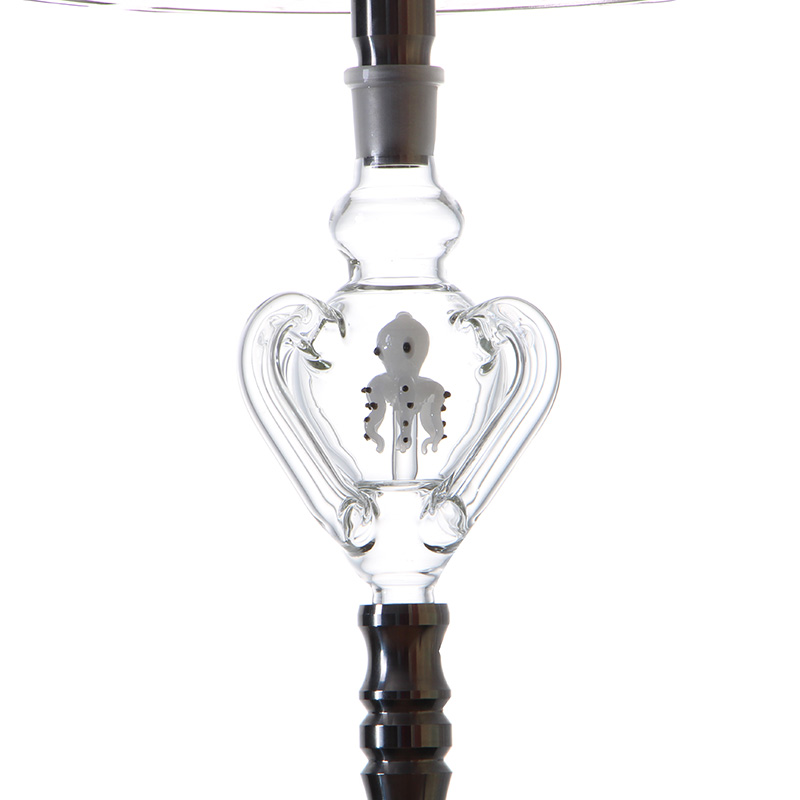 Doppelwandiger 18,8 mm Totenkopf-Melasse-Fänger aus Metall, Shisha-Wasserpfeifen-Anschluss, Narguile, klare Farbe, verschiedene Entwürfe erhältlich