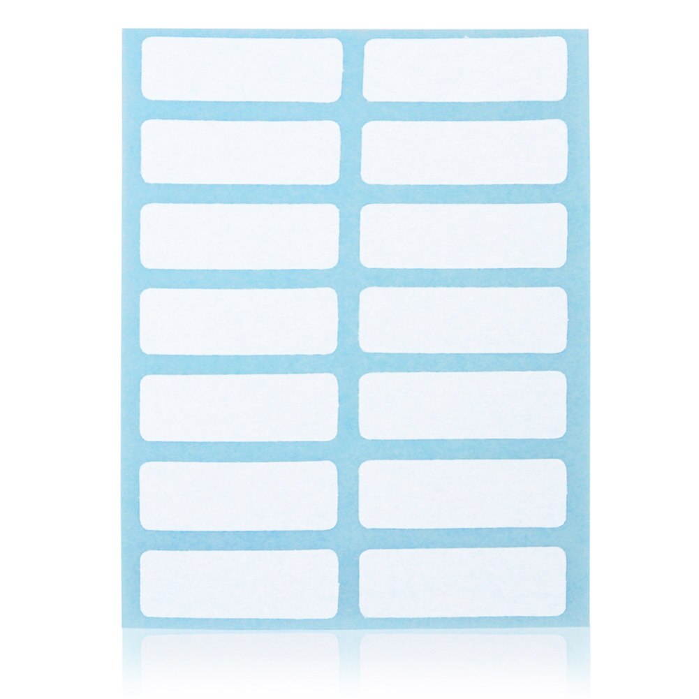 168Pcs Self-adhesive Labels Blank Name Number Sticker Student Office Stationery Strong Viscosity Label Child Stationery Sticker