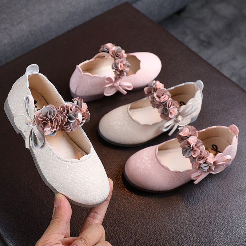 Zp-girls styl jesienny księżniczka buty z duże kwiatowe koronki