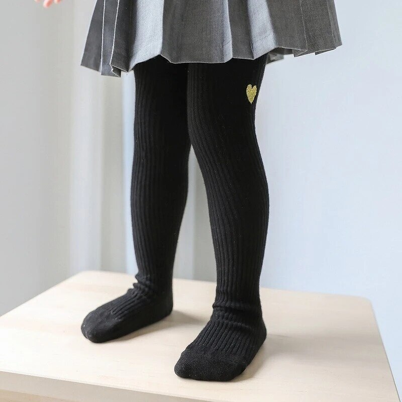 Leuke Liefde Babysokjes Zuigeling Knie Hoge Peuter Lange Buis Baby Meisjes Gebreid Katoen Sok Kinderen Kids School Sokken Meisje been Verwarmt