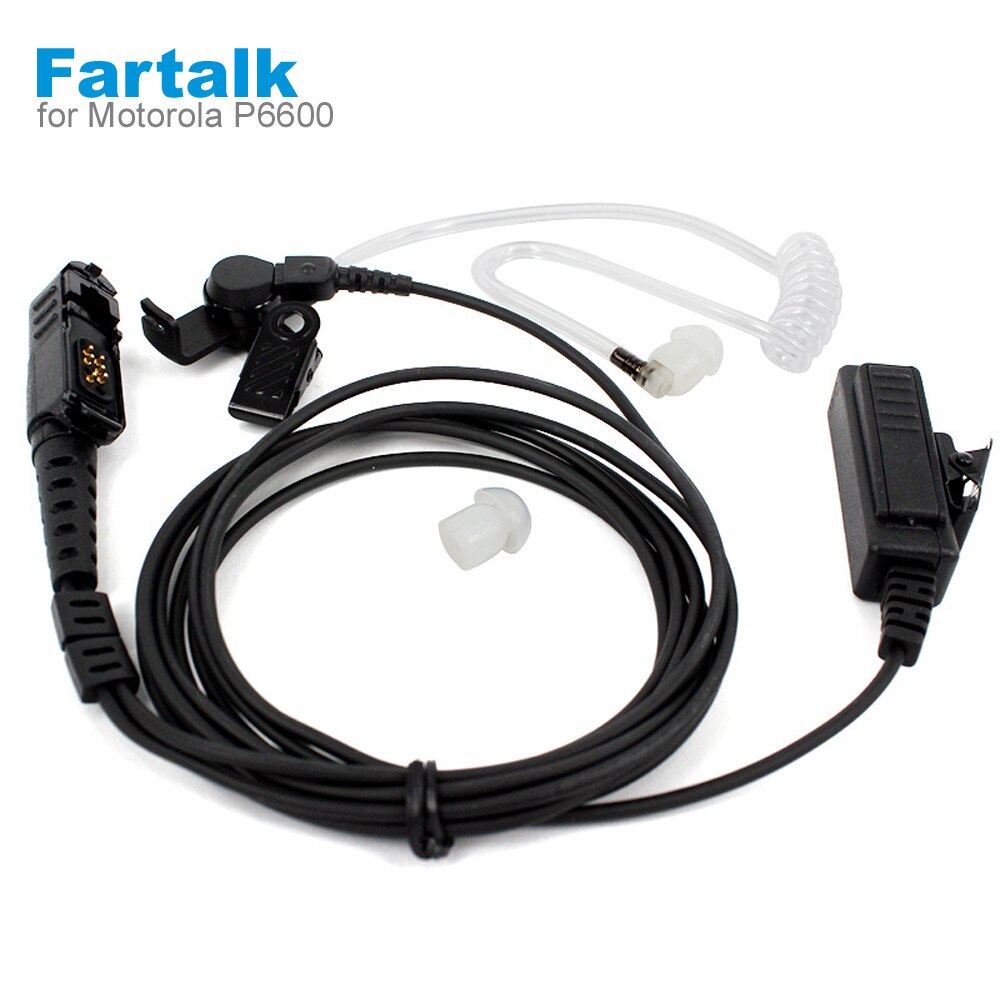 PPT Headset Earpiece For Motorola Xir P6600 P6620 XPR3300 XPR3500 MTP3250 Two Way Radio Walkie Talkie Air Acoustic Tube: Default Title