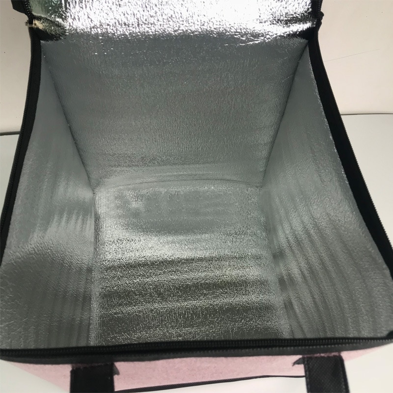 Non-woven Big Cooler Bag Foldable Large Insulated Bag Portable Cooler Box Food Packing Container Lunch Bags Thermal Ice Pack